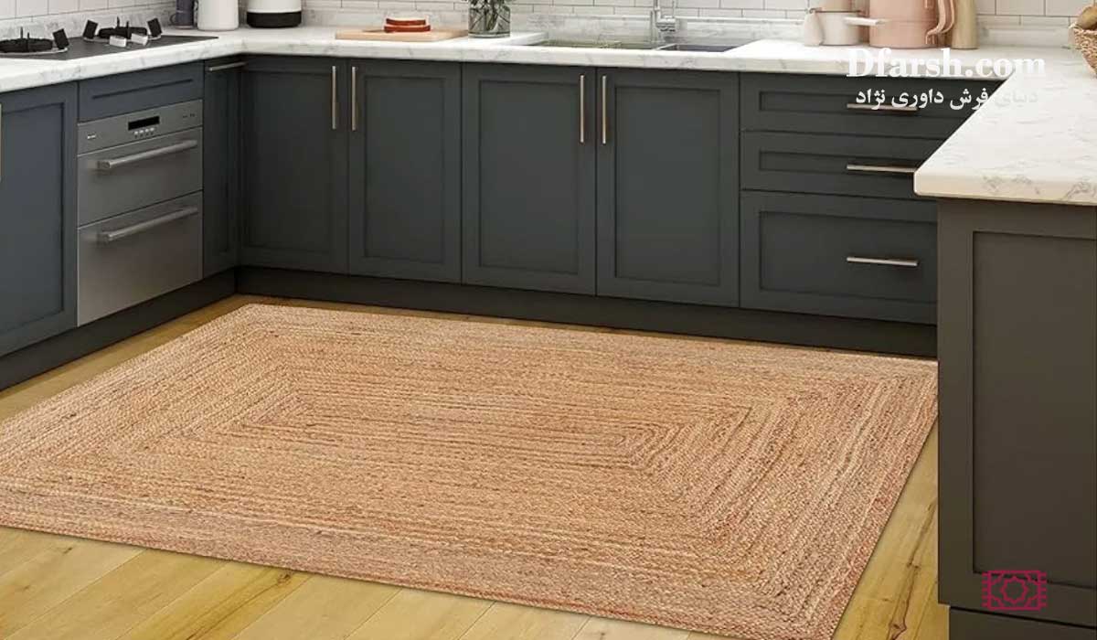تصویر مقاله راهنمای جامع خرید فرش آشپزخانه و پرتردد: نکات انتخاب فرش ضدلک، ضدآب و قیمت اقتصادی