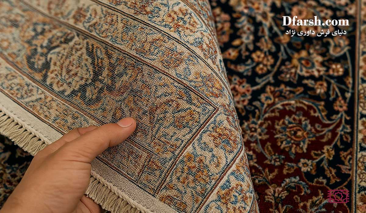 تصویر مقاله راز پنهان زیر فرش: نقش آهار و الیاف پشتی در دوام، جلوگیری از موج و تثبیت طرح فرش ماشینی