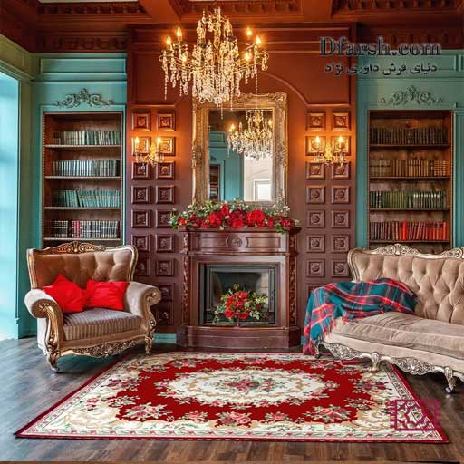 مقایسه تاثیر فرش روشن و تیره در دکوراسیون پذیرایی برای بزرگ‌تر نشان دادن فضای خانه