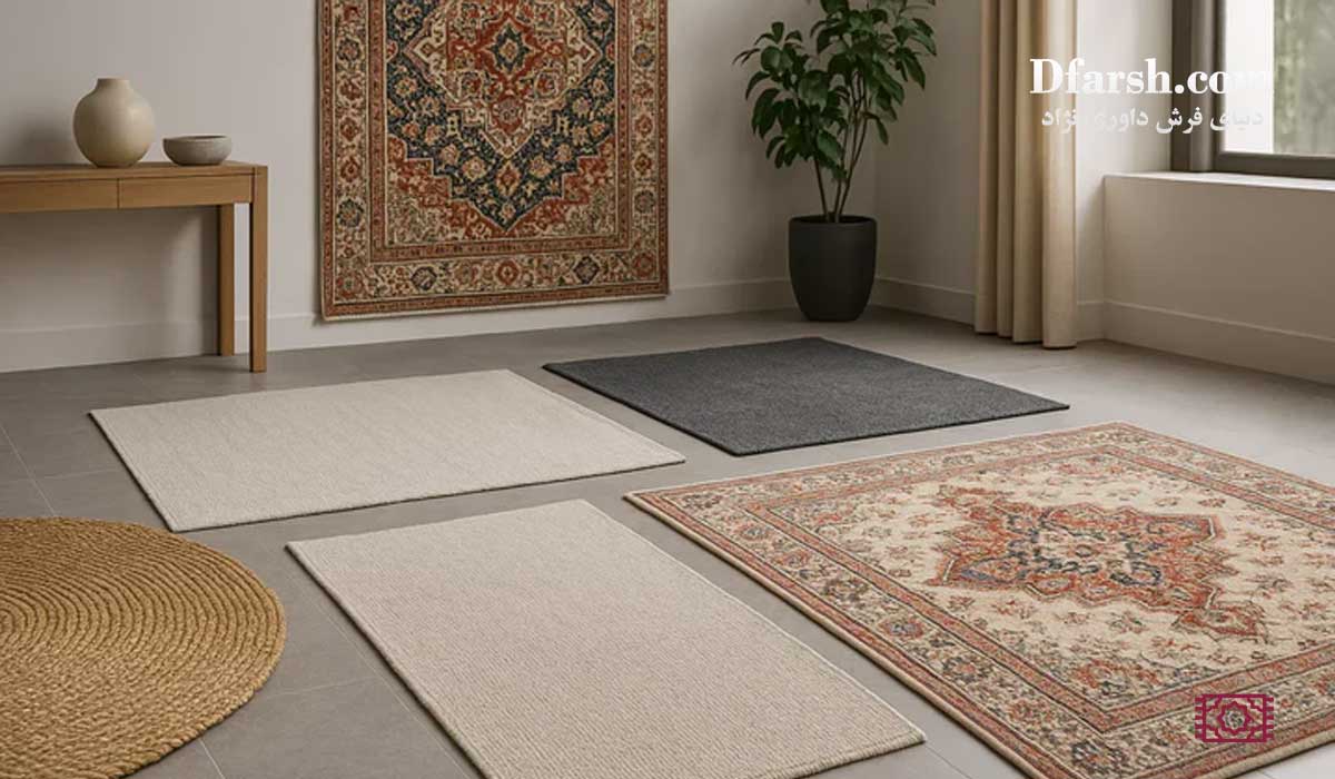 مجموعه متنوع فرشهای برند نگین مشهد، زمرد مشهد و کاشان در دیفرش با تضمین کیفیت مجموعه متنوع فرشهای برند نگین مشهد، زمرد مشهد و کاشان در دیفرش با تضمین کیفیت