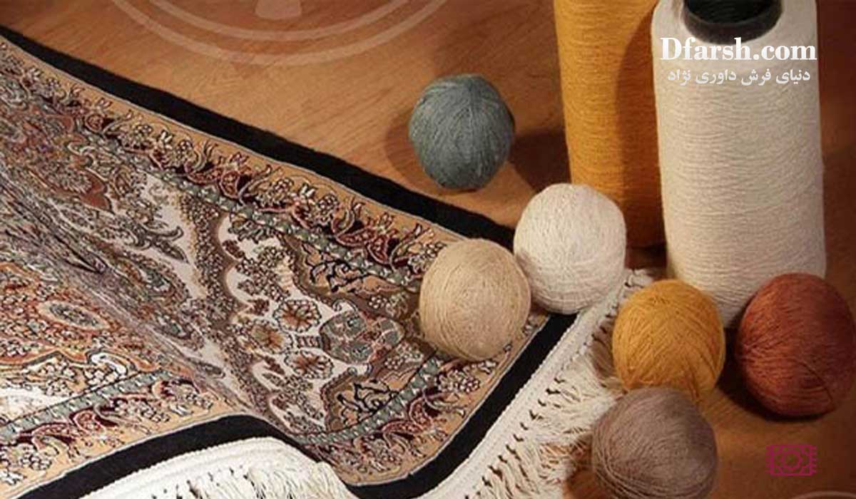 کیفیت نخ اکلریک هیت ست شده در بافت فرش