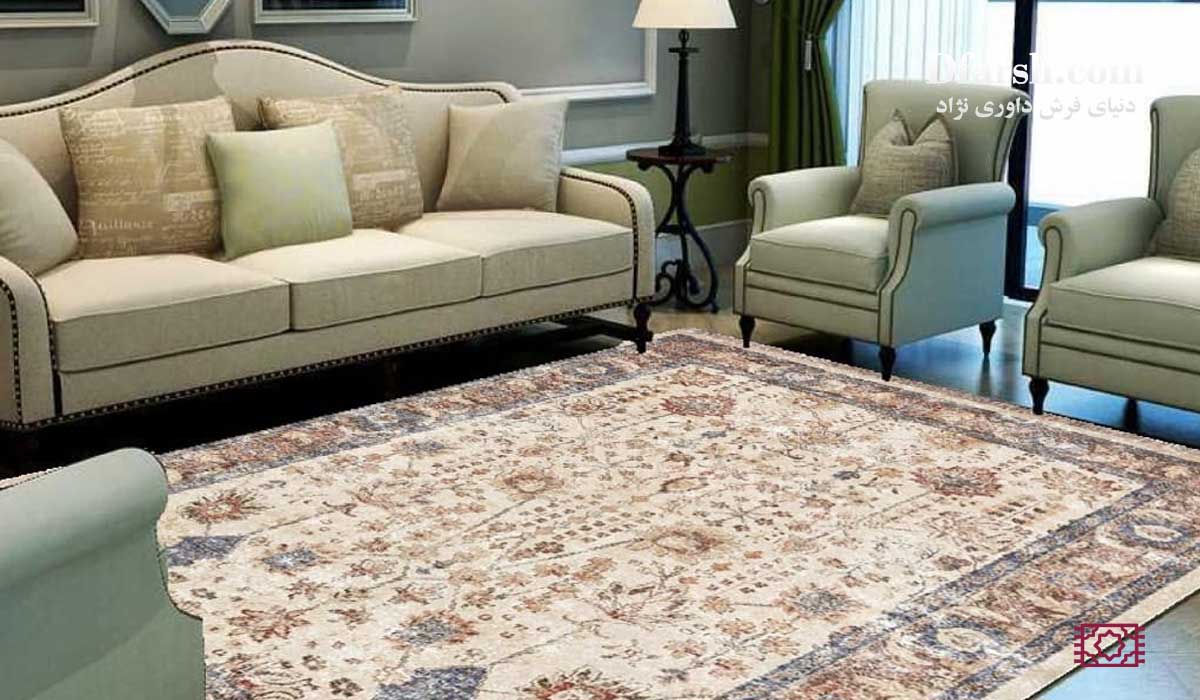 جدیدترین طرح فرش نگین مشهد و زمرد در سایز ۹ متری و ۶ متری؛ خرید فرش اصل اکریلیک با تراکم بالا و سایز دقیق استاندارد