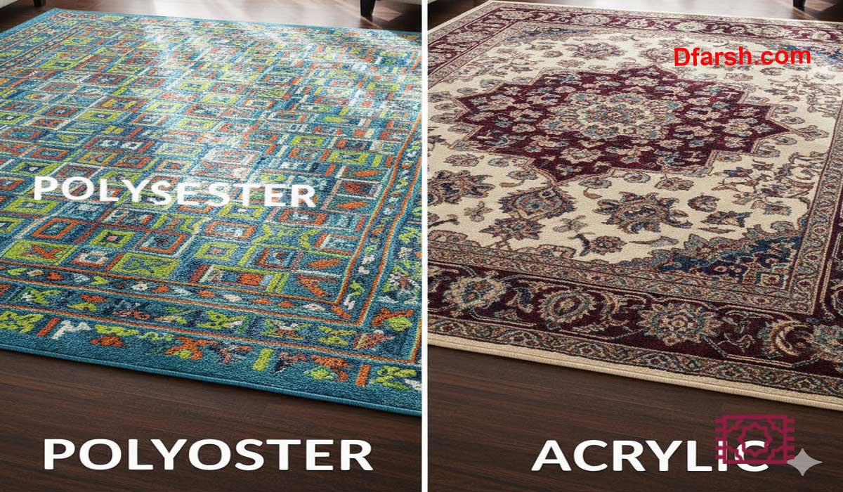 درخشش مصنوعی و پلاستیکی پلی&zwnj;استر در برابر ماتی باوقار و اصیل آکریلیک