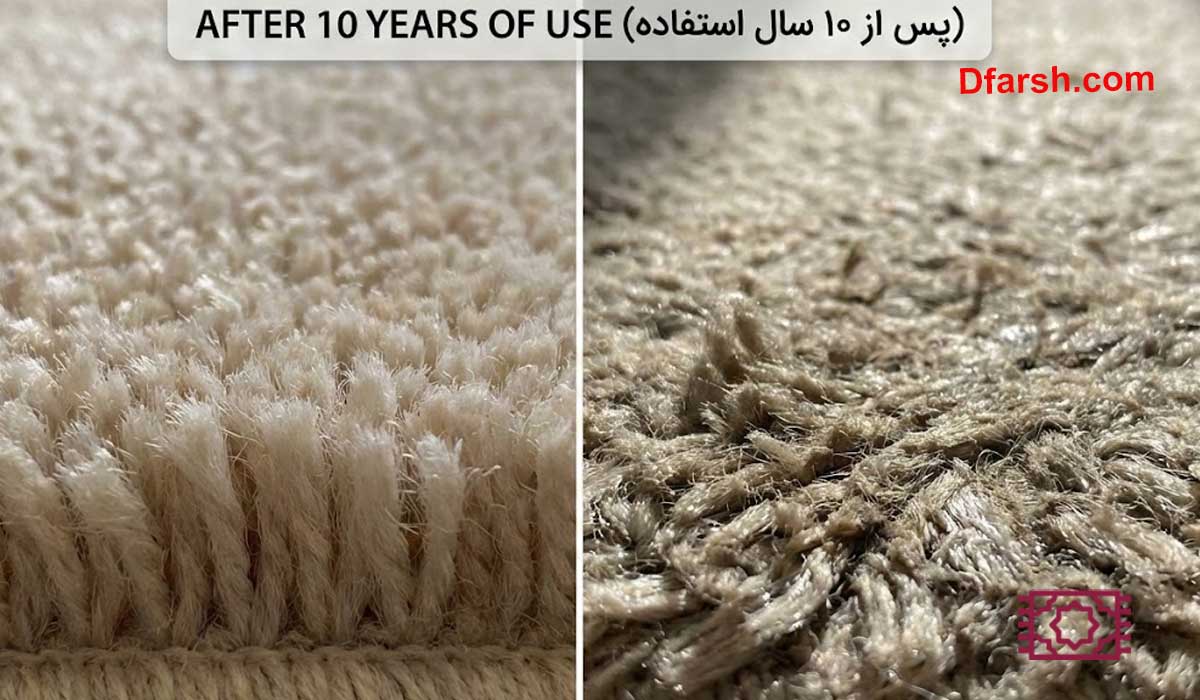 اختلاف فرش اصل با تقلبی در گذر زمان