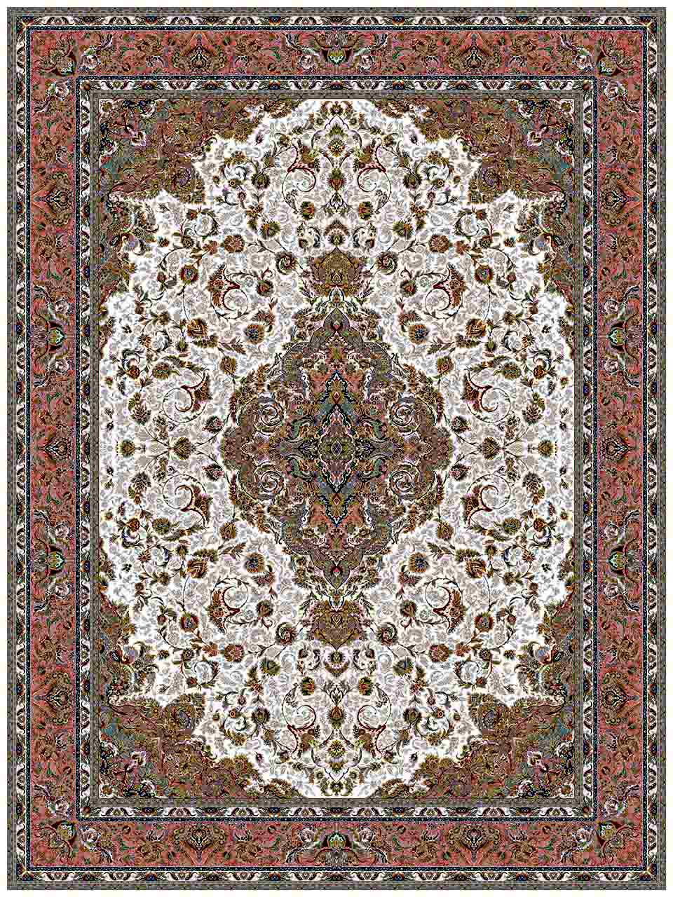 فرش زمرد مشهد 1500 شانه کد 45001