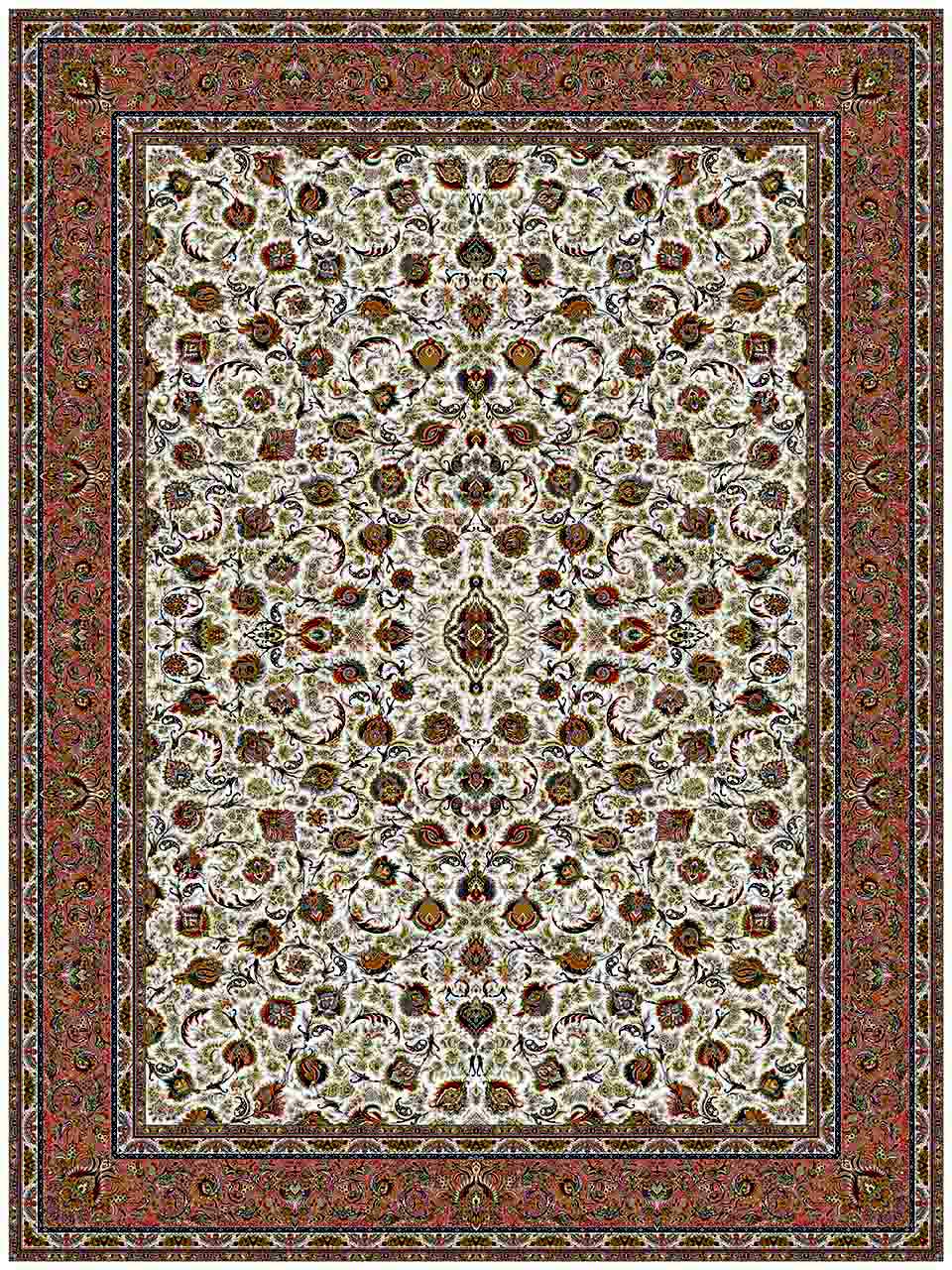 فرش زمرد مشهد 1500 شانه کد 45000