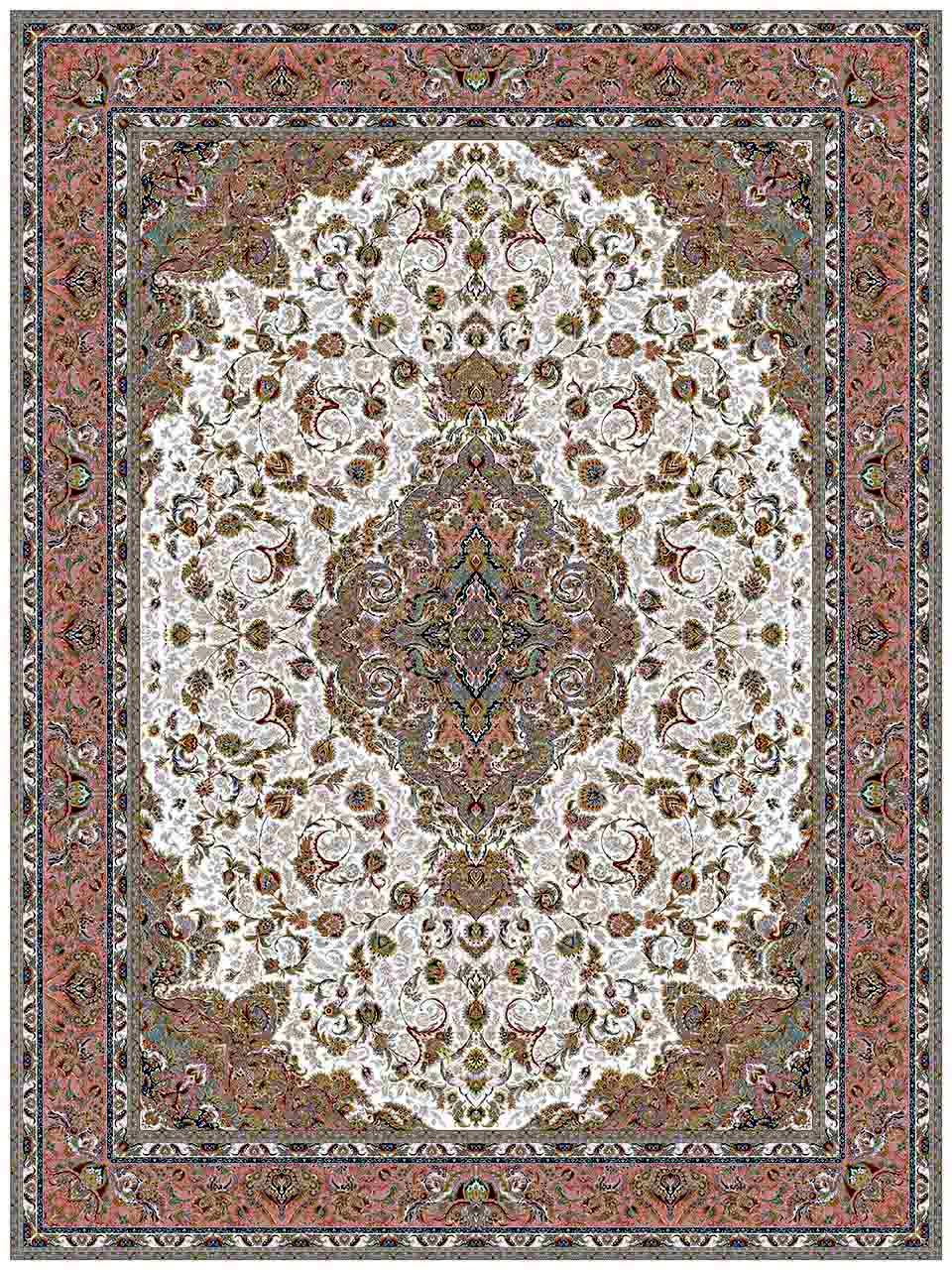 فرش زمرد مشهد 1500 شانه کد 45001