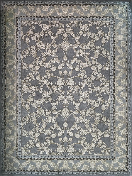 فرش زمزد مشهد 700 شانه کد 30004 رنگ دودی طلایی