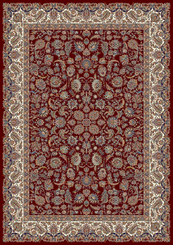 فرش مشهد 700 شانه کد 722230g رنگ لاکی