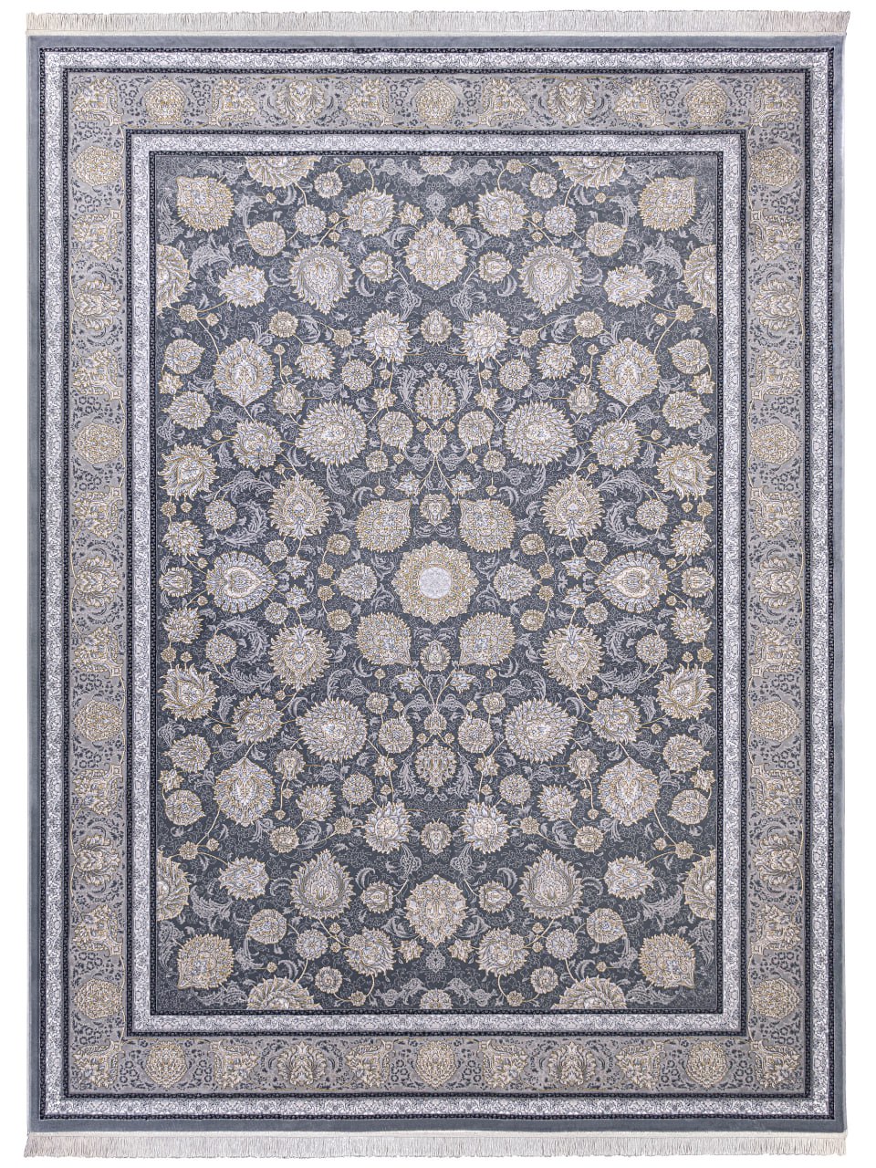 فرش نگین مشهد 700 شانه کد 2611 رنگ دودی 12 متری