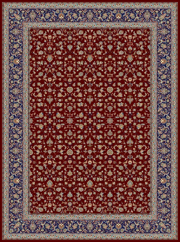 فرش مشهد 700 شانه کد 722002 رنگ لاکی